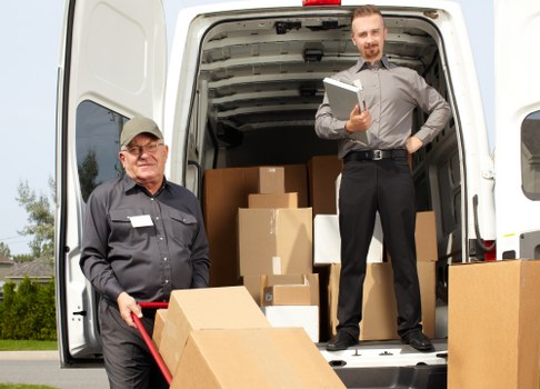 Careful loading and delivery service for Covent Garden customers