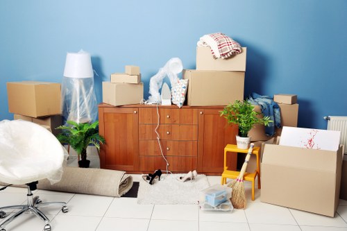 Commercial moving team planning a relocation in Covent Garden