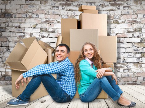 Packing and furniture protection for a flat move in central London