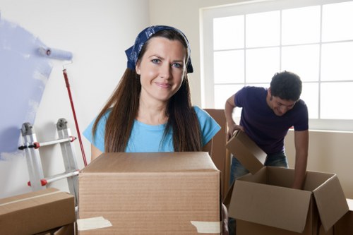 Local removals team navigating access challenges in central London