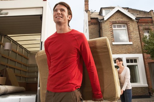 Residential move in Covent Garden with careful lifting support