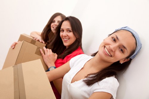 Careful box labelling and organisation during a Covent Garden move