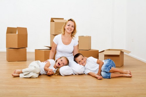Packing and furniture handling for a Coventgarden flat move