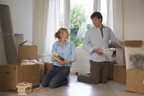 Unpacking services for a flat or apartment in central London