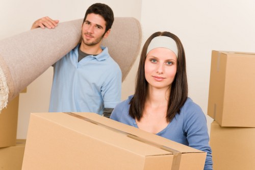 Moving van service for flats and mixed access